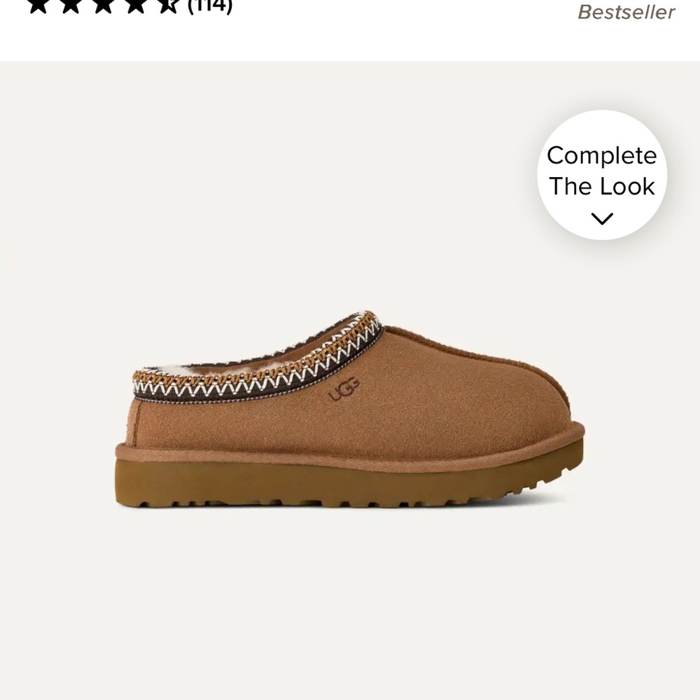 UGG Brown Slip-On Slippers